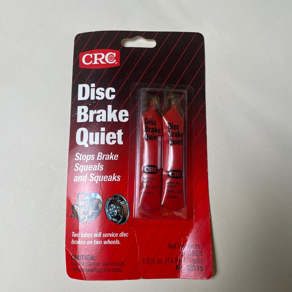 CRC‎ Disc Brake Quiet Stops Brake Squeals and Squeaks 1/2 fl oz 2 Tubes